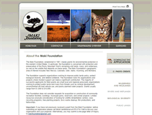 Tablet Screenshot of makifoundation.org